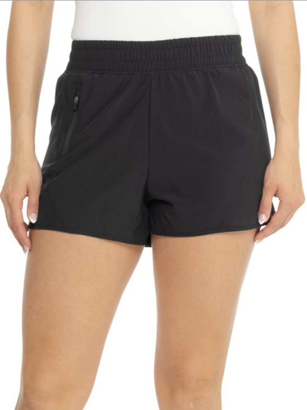Eddie Bauer XL Black Built in Liner Trail Run Shorts